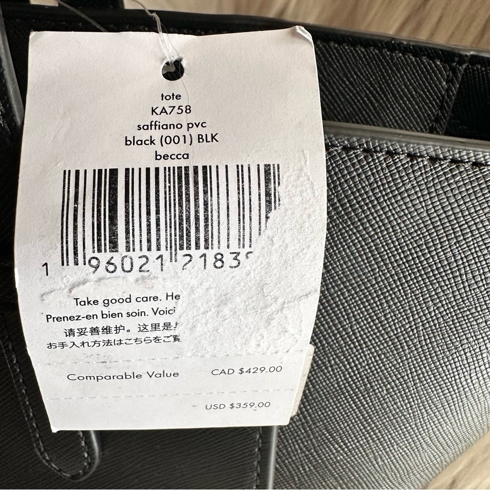 KATE SPADE ♠️ LEATHER TOTE - Picture 8 of 15